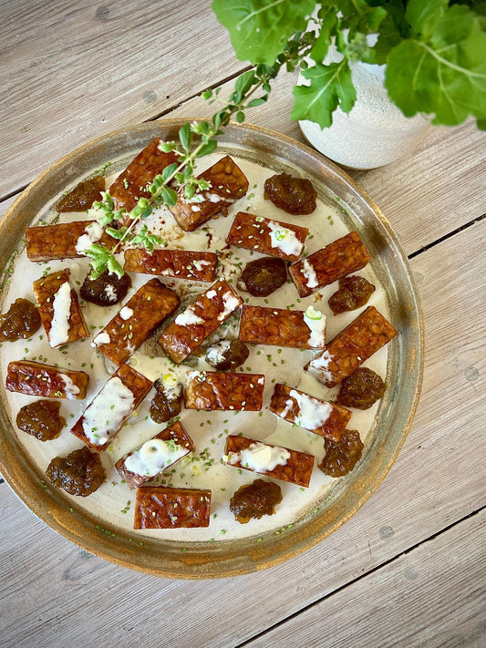 Receta vegana con Confitura de cebolla agridulce con pasas