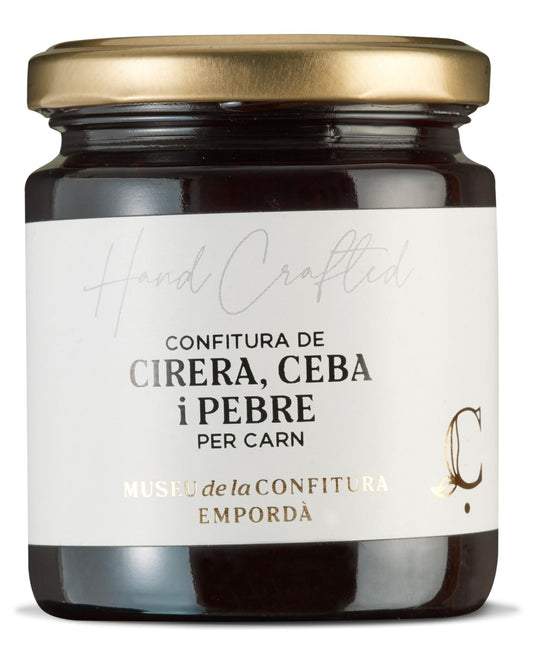 Confitura de cirera, ceba i pebre 300gr