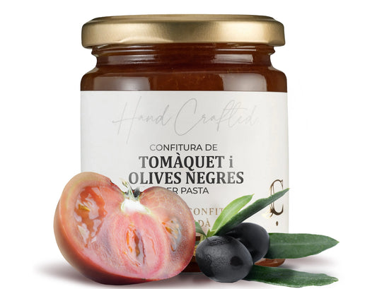 Confitura de tomàquet i olives negres 300gr