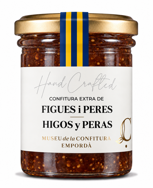 Confitura de figues i peres 300gr