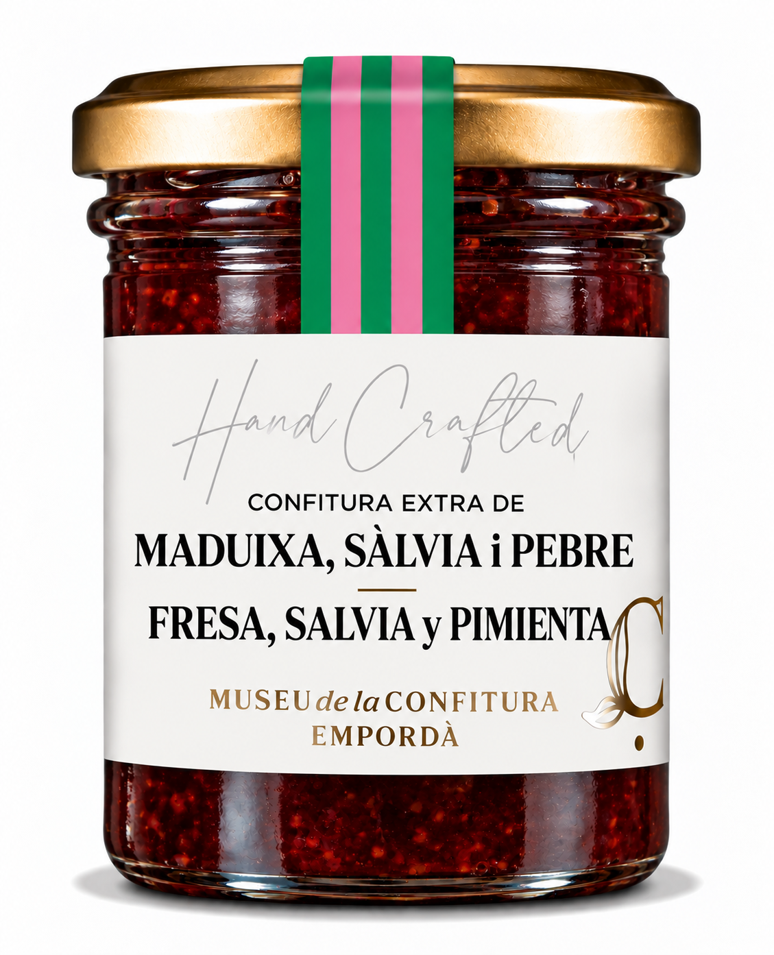 Confitura de maduixa, sàlvia i pebre de Jamaica 300gr