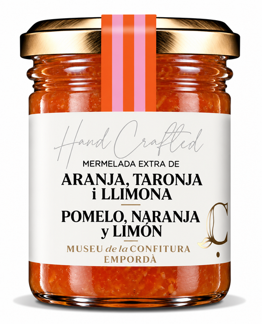 Melmelada d'aranja, taronja i llimona 300gr