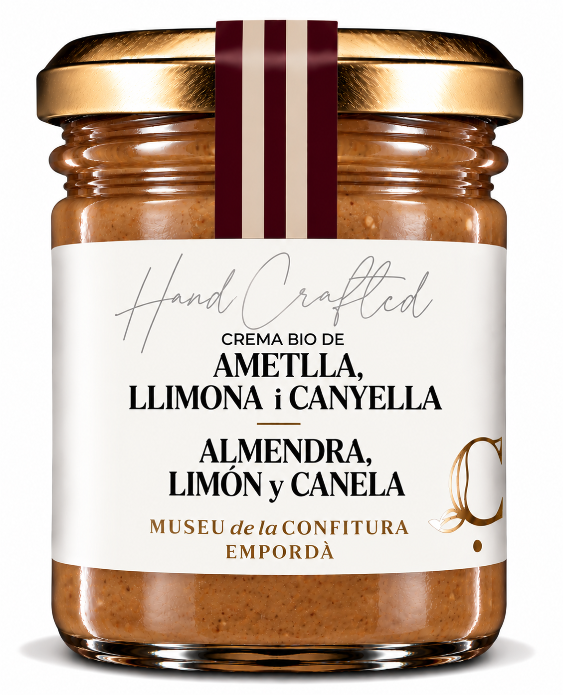 Crema de almendras, limón y canela 250gr