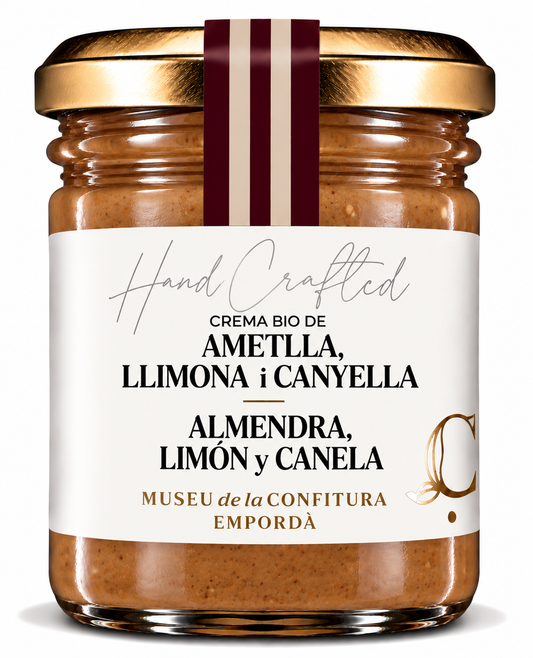 Crema de almendras, limón y canela 250gr
