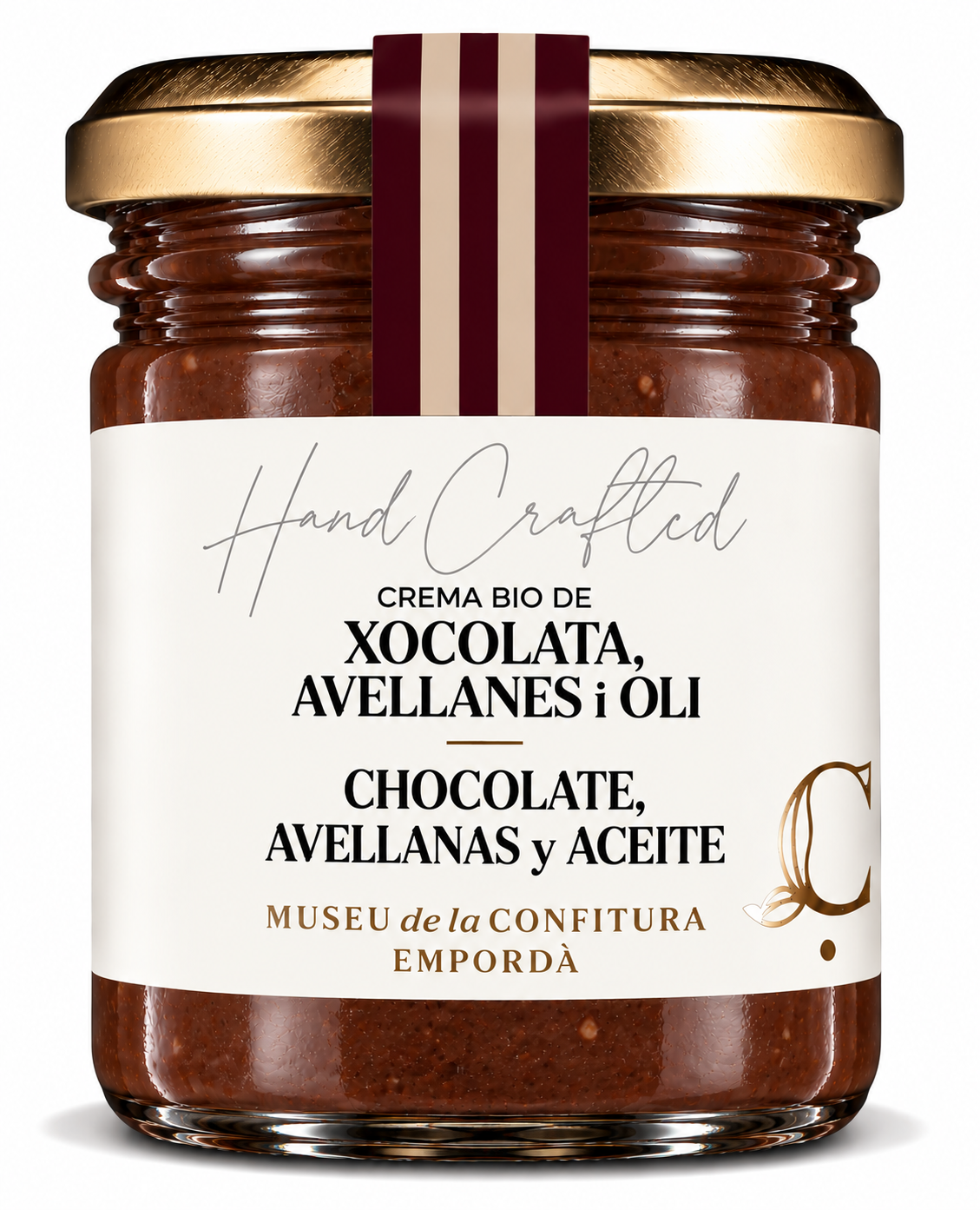Organic chocolate and hazelnut cream 250gr