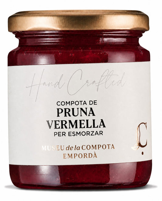 SIN AZÚCAR Compota de ciruela roja 300gr